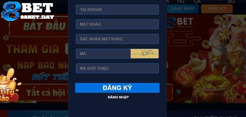 Đăng ký tài khoản thành viên hợp lệ tại 88bet